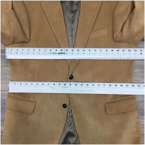 DOCKERS Mens Corduroy Blazer‎ Sport Coat Casual Jacket Size 42R Classic Suit